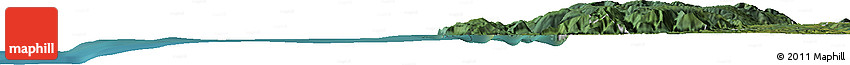 Satellite Horizon Map of the Area around 40° 32' 39" S, 73° 52' 30" W Satellite Horizon Map of the Area around 40° 32' 39" S, 73° 52' 30" W