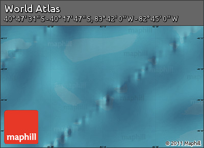 Satellite Map of the Area around 40° 32' 39" S, 83° 13' 29" W