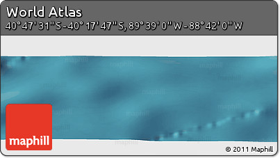 Satellite Panoramic Map of the Area around 40° 32' 39" S, 89° 10' 30" W