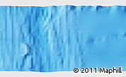 Shaded Relief 3D Map of the area around 40° 32' 39" S, 91° 43' 29" W