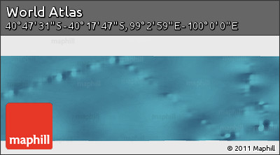 Satellite Panoramic Map of the Area around 40° 32' 39" S, 99° 31' 30" E