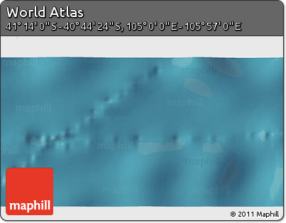 Satellite 3D Map of the Area around 40° 59' 12" S, 105° 28' 29" E