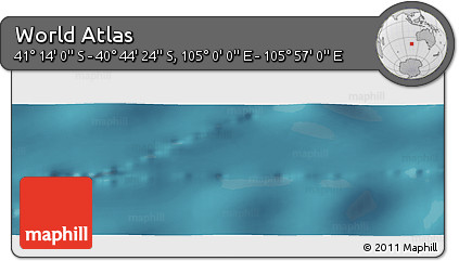 Satellite Panoramic Map of the Area around 40° 59' 12" S, 105° 28' 29" E