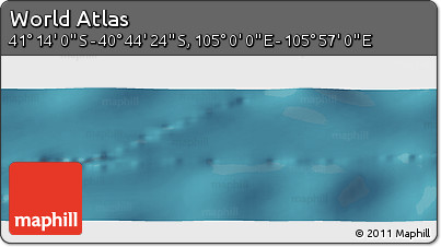 Satellite Panoramic Map of the Area around 40° 59' 12" S, 105° 28' 29" E