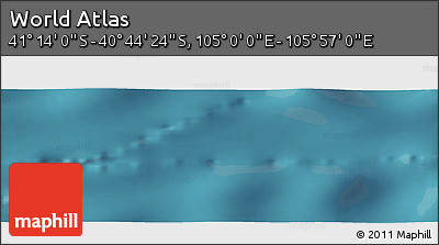 Satellite Panoramic Map of the Area around 40° 59' 12" S, 105° 28' 29" E