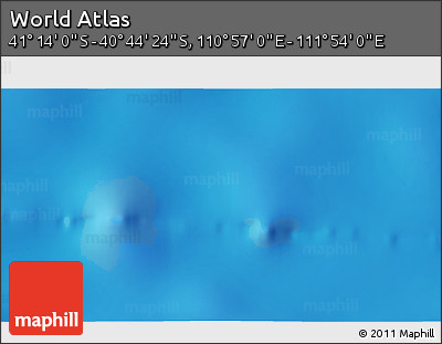 Physical 3D Map of the Area around 40° 59' 12" S, 111° 25' 30" E