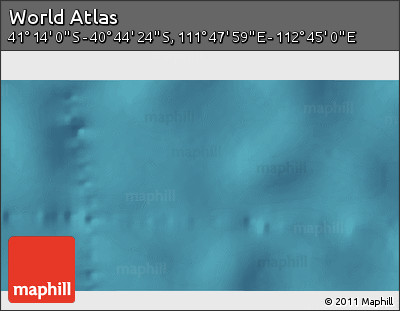 Satellite 3D Map of the Area around 40° 59' 12" S, 112° 16' 30" E