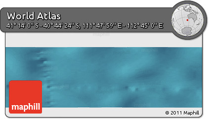 Satellite Panoramic Map of the Area around 40° 59' 12" S, 112° 16' 30" E