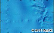 Physical Map of the area around 40° 59' 12" S, 117° 22' 30" E