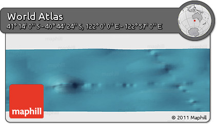 Satellite Panoramic Map of the Area around 40° 59' 12" S, 122° 28' 29" E