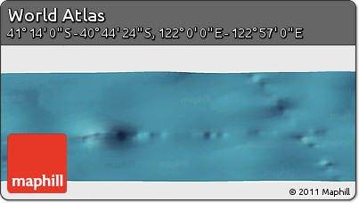 Satellite Panoramic Map of the Area around 40° 59' 12" S, 122° 28' 29" E