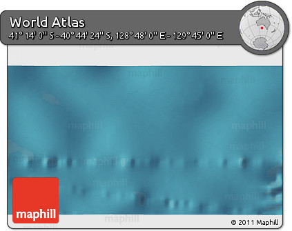 Satellite 3D Map of the Area around 40° 59' 12" S, 129° 16' 30" E