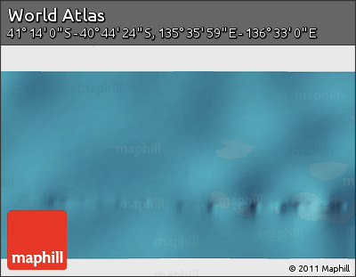 Satellite 3D Map of the Area around 40° 59' 12" S, 136° 4' 29" E