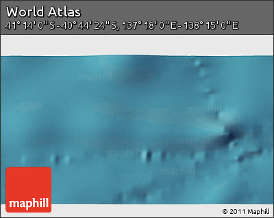 Satellite 3D Map of the Area around 40° 59' 12" S, 137° 46' 30" E
