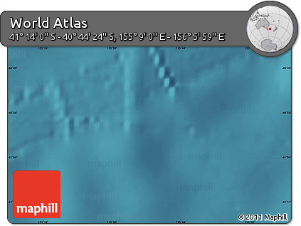 Satellite Map of the Area around 40° 59' 12" S, 155° 37' 30" E