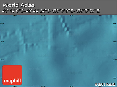 Satellite Map of the Area around 40° 59' 12" S, 155° 37' 30" E