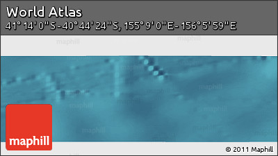 Satellite Panoramic Map of the Area around 40° 59' 12" S, 155° 37' 30" E