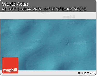 Satellite 3D Map of the Area around 40° 59' 12" S, 162° 25' 30" E