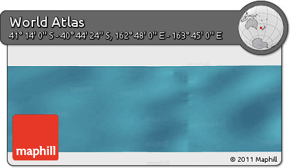 Satellite Panoramic Map of the Area around 40° 59' 12" S, 163° 16' 30" E