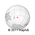 Outline Map of the Area around 40° 59' 12" S, 164° 49' 29" W, rectangular outline