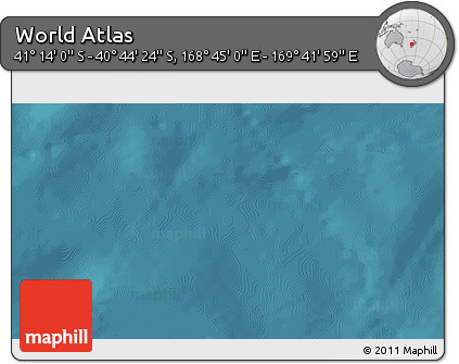 Satellite 3D Map of the Area around 40° 59' 12" S, 169° 13' 29" E