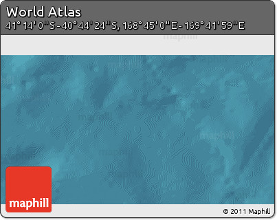 Satellite 3D Map of the Area around 40° 59' 12" S, 169° 13' 29" E