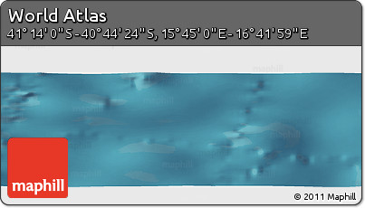 Satellite Panoramic Map of the Area around 40° 59' 12" S, 16° 13' 30" E