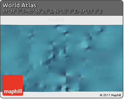 Satellite 3D Map of the Area around 40° 59' 12" S, 17° 4' 30" E