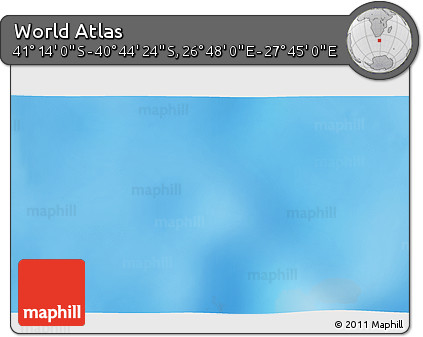 Physical 3D Map of the Area around 40° 59' 12" S, 27° 16' 29" E