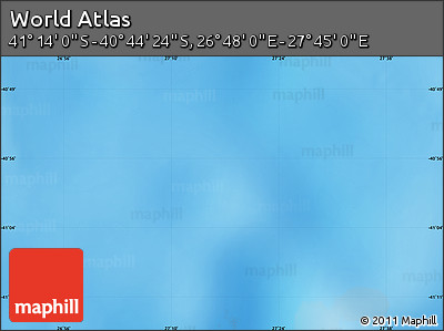 Physical Map of the Area around 40° 59' 12" S, 27° 16' 29" E