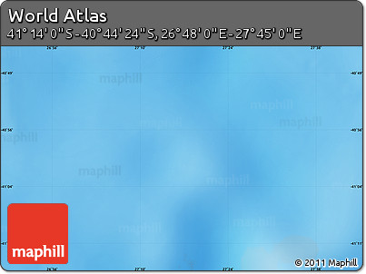 Physical Map of the Area around 40° 59' 12" S, 27° 16' 29" E