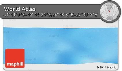 Physical Panoramic Map of the Area around 40° 59' 12" S, 27° 16' 29" E