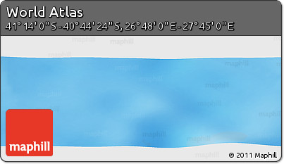 Physical Panoramic Map of the Area around 40° 59' 12" S, 27° 16' 29" E
