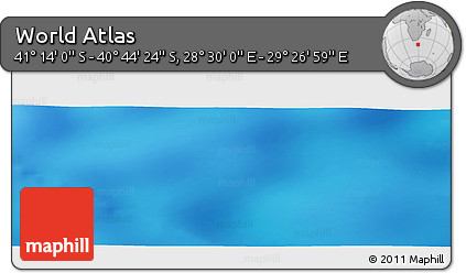 Physical Panoramic Map of the Area around 40° 59' 12" S, 28° 58' 30" E
