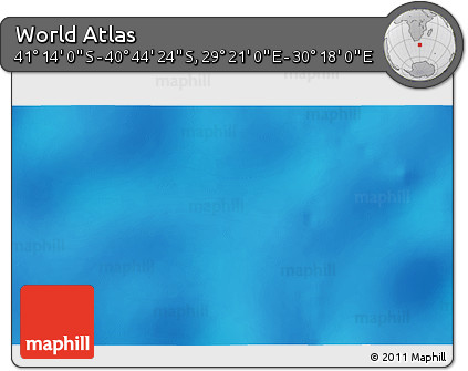 Physical 3D Map of the Area around 40° 59' 12" S, 29° 49' 30" E