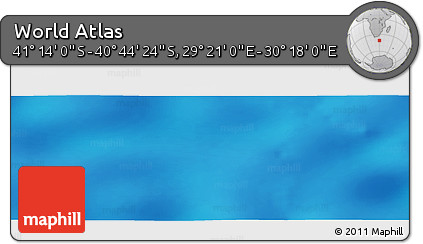 Physical Panoramic Map of the Area around 40° 59' 12" S, 29° 49' 30" E