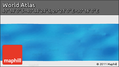 Physical Panoramic Map of the Area around 40° 59' 12" S, 29° 49' 30" E