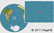 Satellite Location Map of the area around 40° 59' 12" S, 30° 31' 29" W