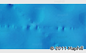 Shaded Relief 3D Map of the area around 40° 59' 12" S, 32° 13' 30" W