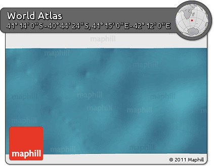 Satellite 3D Map of the Area around 40° 59' 12" S, 41° 43' 30" E