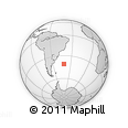 Outline Map of the Area around 40° 59' 12" S, 41° 34' 30" W, rectangular outline