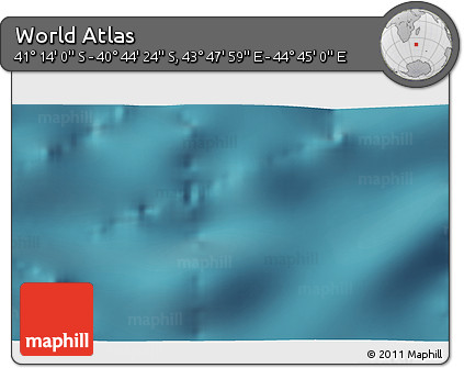 Satellite 3D Map of the Area around 40° 59' 12" S, 44° 16' 29" E