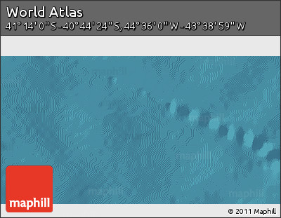 Satellite 3D Map of the Area around 40° 59' 12" S, 44° 7' 30" W