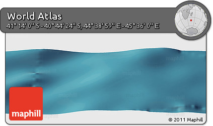Satellite Panoramic Map of the Area around 40° 59' 12" S, 45° 7' 30" E