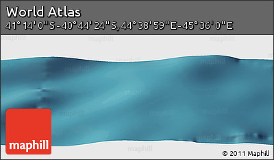 Satellite Panoramic Map of the Area around 40° 59' 12" S, 45° 7' 30" E