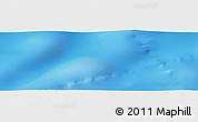 Shaded Relief Panoramic Map of the area around 40° 59' 12" S, 48° 31' 29" E
