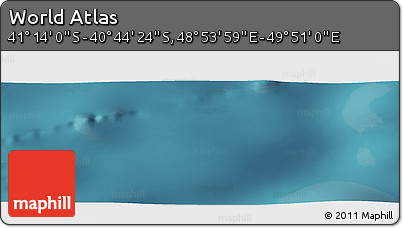 Satellite Panoramic Map of the Area around 40° 59' 12" S, 49° 22' 30" E