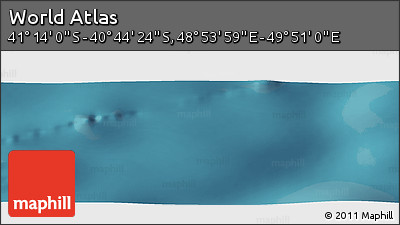 Satellite Panoramic Map of the Area around 40° 59' 12" S, 49° 22' 30" E