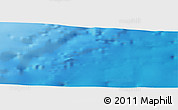 Shaded Relief Panoramic Map of the area around 40° 59' 12" S, 55° 10' 29" W