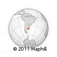 Outline Map of the Area around 40° 59' 12" S, 59° 25' 29" W, rectangular outline